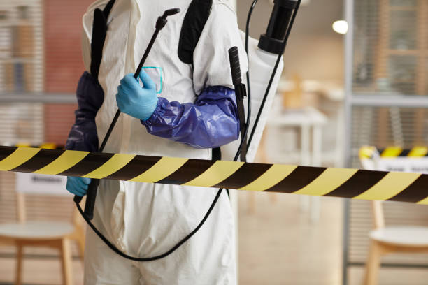 Professional Biohazard Cleanup technician working in Upperco, MD